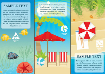 Beach Flyers - Free vector #373783